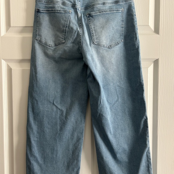 Quince Bella stretch patch pocket  wide leg Jean - Picture 4 of 6